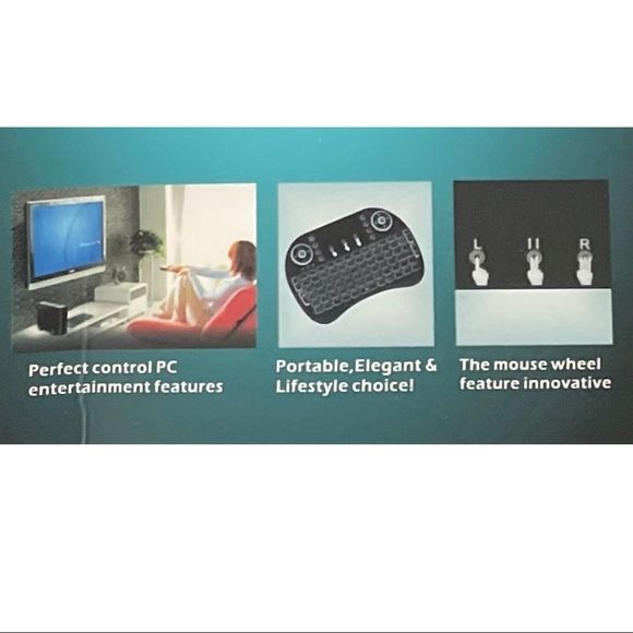 Brand New Mini Wireless Keyboard and Mouse Combo - Picture 4 of 4